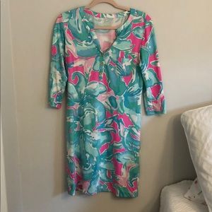 Lilly Pulitzer three quarter sleeve dress